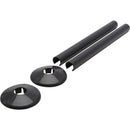 Rad Snaps Black with Rosettes