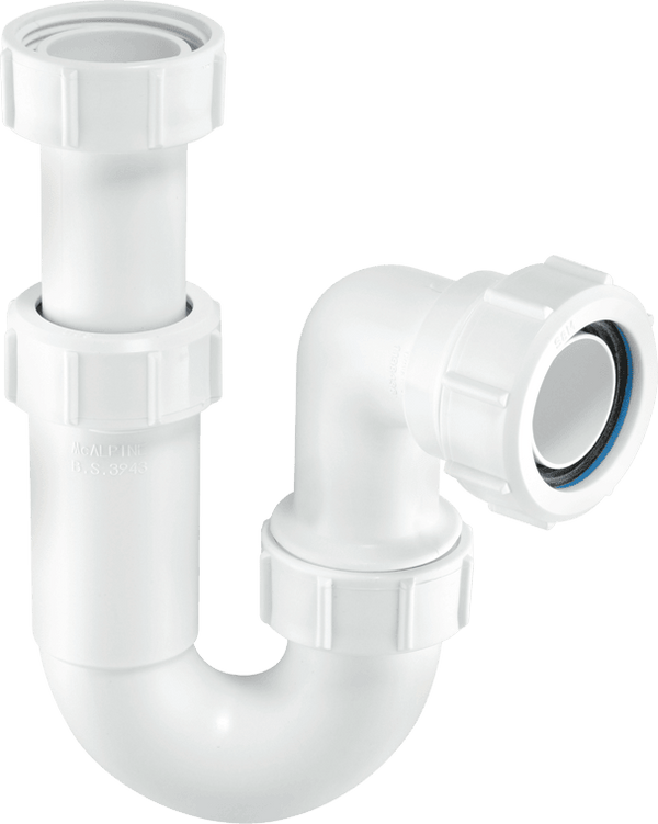 McAlpine ASC10 Adjustable Inlet Tubular Swivel P Trap