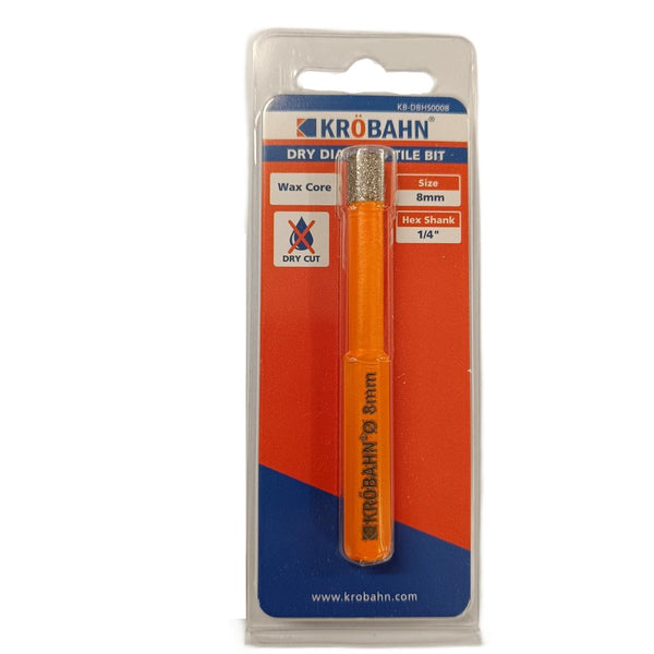 KroBahn diamond drill bit in packaging on a white background