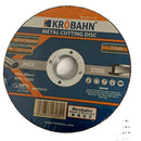 Kroébahn metal cutting disc with branding and specifications on a white background