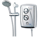 Triton electric shower with handheld shower head in stylish chrome