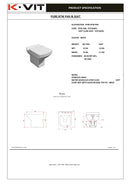 Kartell Pure Deluxe Back To Wall Toilet