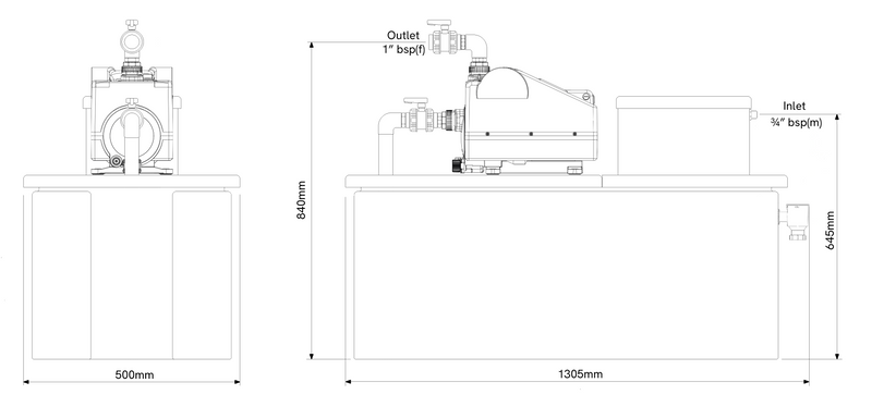 200 Litre Booster Tank