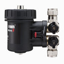 Black and silver water pump with 'Clean' branding on a white background
