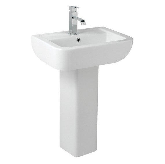 Options 600mm 1th Basin & Pedestal