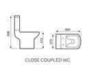Pure C/C Toilet, Cistern & Seat