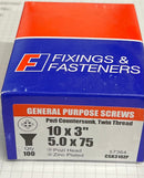 GENERAL PURPOSE SCREWS (10's)